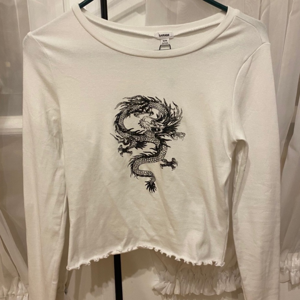 White dragon shirt